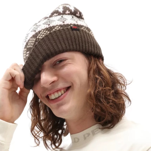Vans MN VANS Jucti Brown Ornament Beanie Winter Fall Hat Women Men VN0A5… - Picture 16 of 16